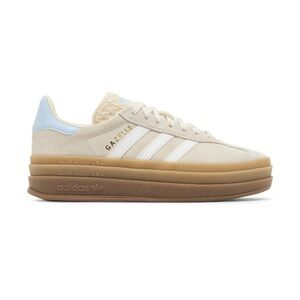 Adidas Cream and White Platform Sneakers